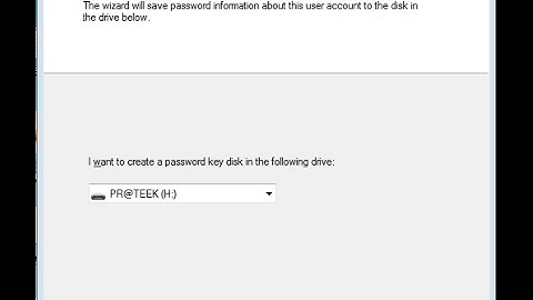 how to create password reset disk and recover the password in windows 7/8/8.1/10