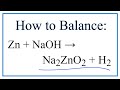 Zinc Reactions and Properties