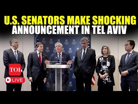 LIVE: SHOCKING Announcement By U.S. Senators In Tel Aviv After Trumps Gaza Stunner