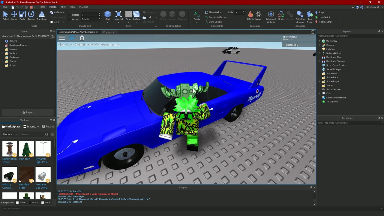 Roblox A Chassis Ac6 Popups Tutorial Youtube - roblox car tutorial how to tune and put on a chassis