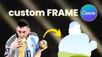 How to make Custom Frames in Canva in Minutes! (Latest & FREE)