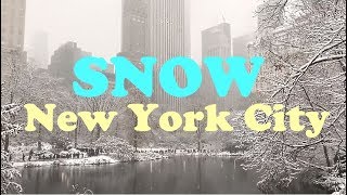 Snow in NYC: Central Park (December 2017)