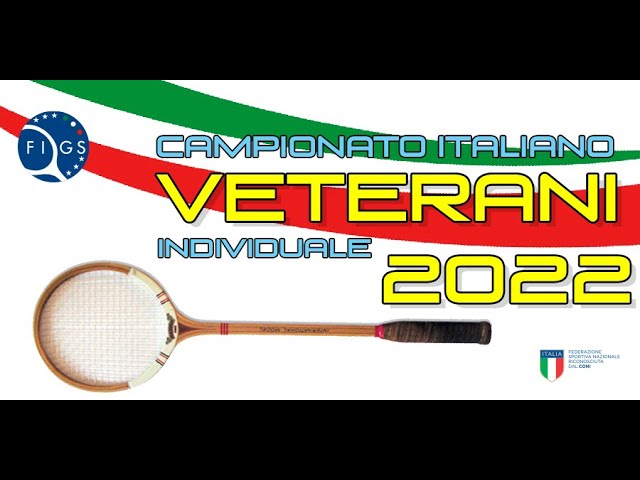 2022 - Squash - Campionato Italiano Veterani Individuale - Day 2