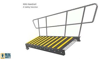 Safety Grip Handrail solution for Staircase