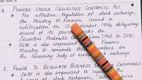 Powers of SEBI / TN PLUS TWO COMMERCE