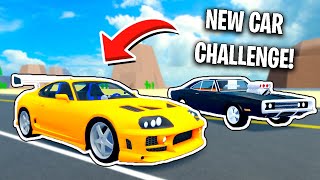 *NEW CAR CHALLENGE* How to Unlock Paul Walker’s FAST & FURIOUS Toyota Supra In Roblox CDT!