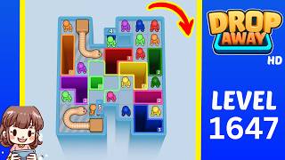 Drop Away Level 1647 Solution Walkthrough