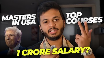 Best Masters Degrees in USA for High Paying Jobs | 1 Crore Salary? | Top Colleges & Requirements