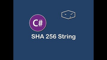 sha 256 string in c#