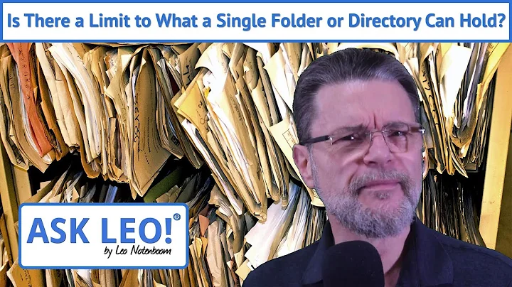 Is There a Limit to What a Single Folder or Directory Can Hold?