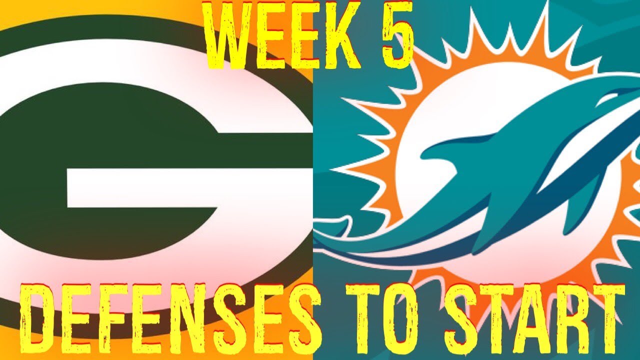 Defense DST To Start Week 5 Fantasy Football YouTube Defense DST To Start Week 5 Fantasy Football YouTube