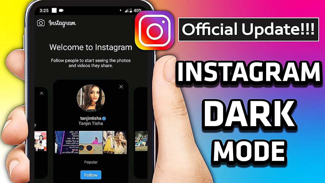 How to enable dark mode on Instagram - YouTube