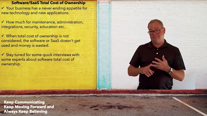 Wuescher tidbits on SaaS and Software TCO total cost of ownership