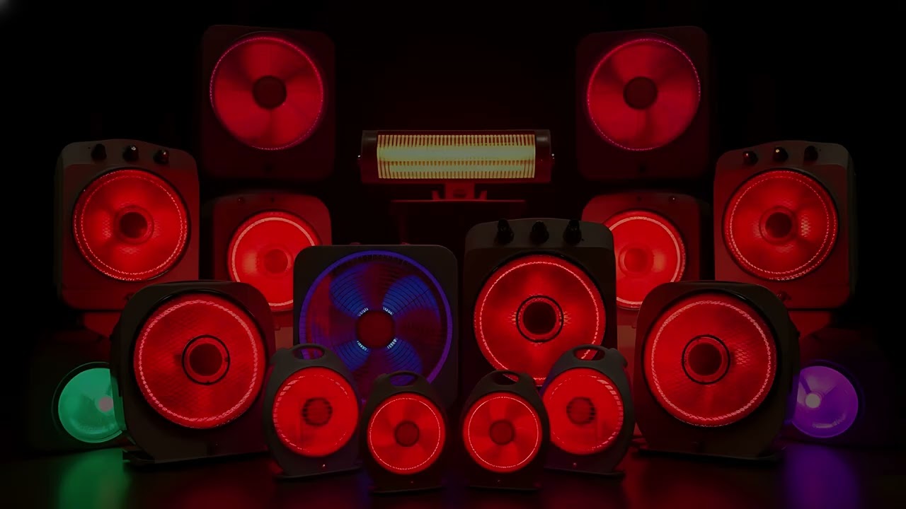 14 INTENSE Fan Heater Sounds and Deep Box Fan Noise to Sleep Instantly | 528 Hz Healing Calm