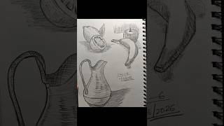 Day 6 of 30: Simple Objects, Big Lessons ✏️.   #30daychallenge #artprocess #drawing