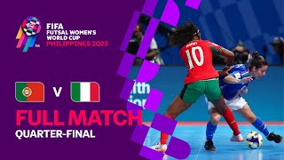 Full Match: Portugal v Italy | FIFA Futsal Women's World Cup Philippines 2025™