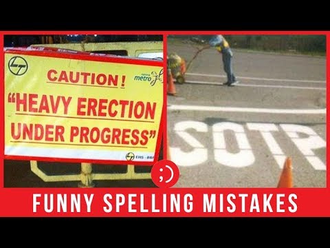 Top 75 Funny Spelling Mistakes And Hilarious English Grammar Fails