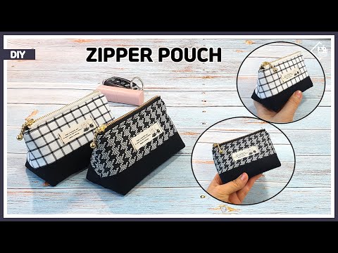 How to make a mini zipper pouch (free pattern) - I Can Sew This