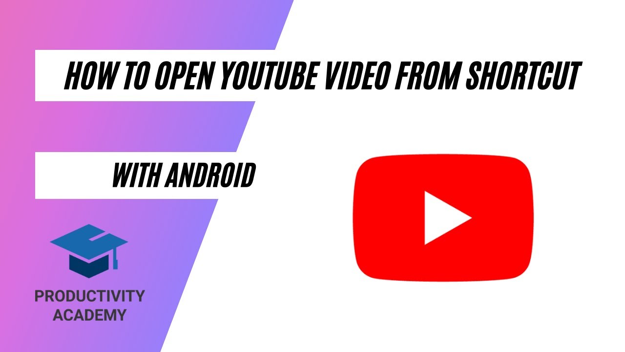 How To Open  Video In App From ShortCut - Android 