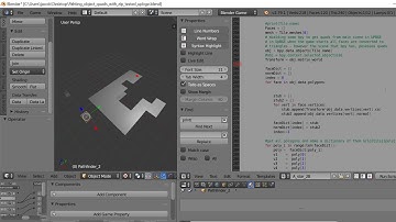 Pathfinder wields bpy to get quads in upbge