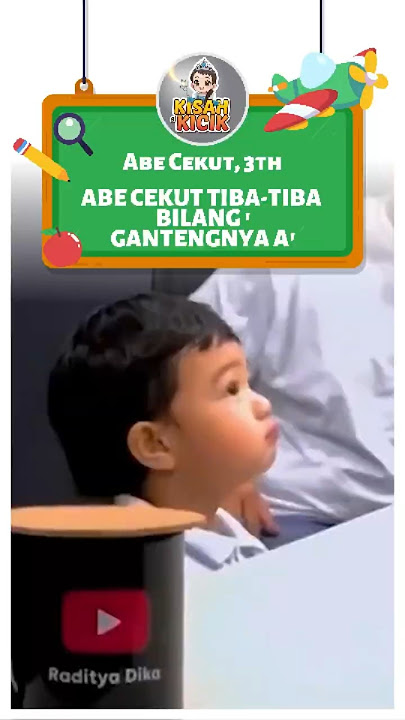 ABE CEKUT TIBA-TIBA BILANG 'GANTENGNYA oi' #viral #shorts