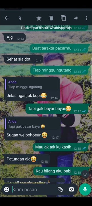 Prank Chat WhatsApp Dengan Lagu😜 #PrankChatWa