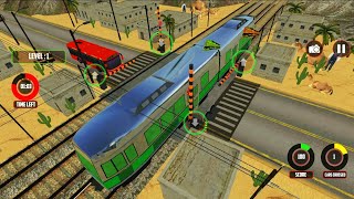 Railroad Crossing Mania - Risky Road Crossing Rail Game - Android Gameplay screenshot 1