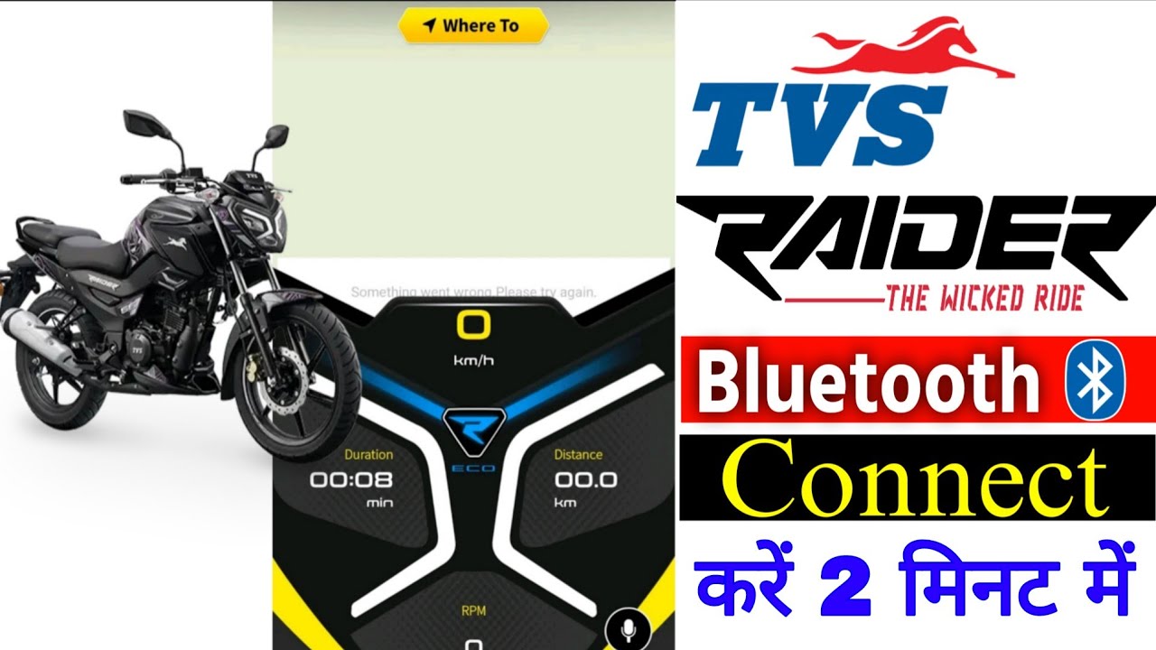 How to connect Bluetooth with Mobile Tvs Raider Igo 125 SmartXconnect New Miter Full Process 2025