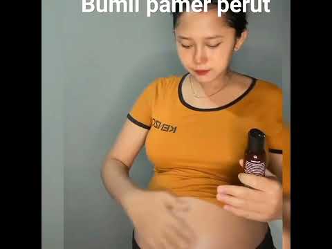 bumil pamer perut