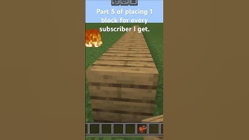 Part 5 of placing 1 block for every subscriber I get. #funny #movie #minecraftmovie