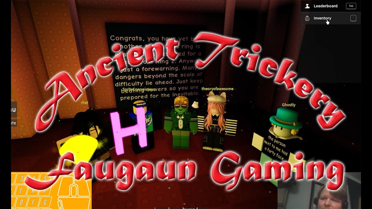 Juke's Towers of Hell (JToH): Tower of Ancient Trickery (ToAT) with Faugaun in Roblox.
