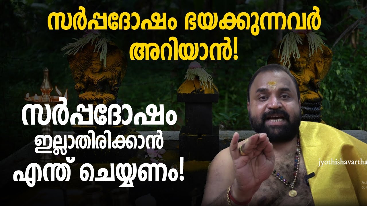 സര്‍പ്പദോഷം ഭയക്കുന്നവര്‍ അറിയാൻ! സർപ്പദോഷം ഇല്ലാതിരിക്കാൻ എന്ത് ചെയ്യണം!