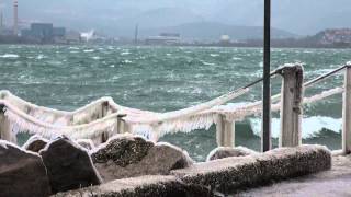 Gelo E Bora A Trieste Febbraio