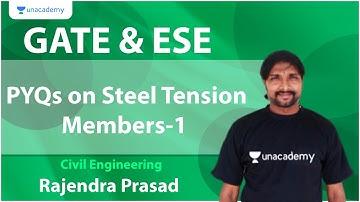 PYQs on Steel Tension Members-1 | Civil Engineering | Rajendra Prasad