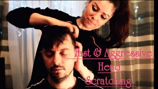 ASMR| Fast&Agresiv Head scratching/ #asmr #scratching  #asmrmassage #asmrnotalking