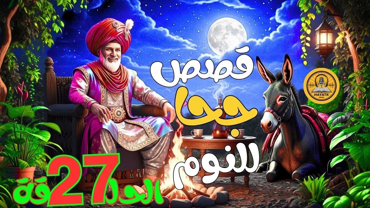 مجموعة قصص جحا الممتعة والمسلية | قصص قبل النوم 🎭✨ الحلقة27