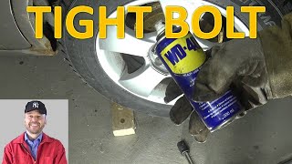 How to open very Tight wheel nut or bolt. 7 Hints !