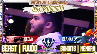 【CAPCOM CUP X】Top16 - Final『LR1』BEAST｜ふ～ど（ディージェイ/C） vs BANDITS｜MENARD（ブランカ/C）