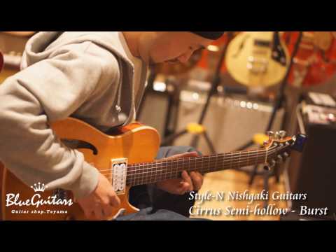 Blue Guitars - Style-N Nishgaki Guitars / Cirrus Semi-hollow