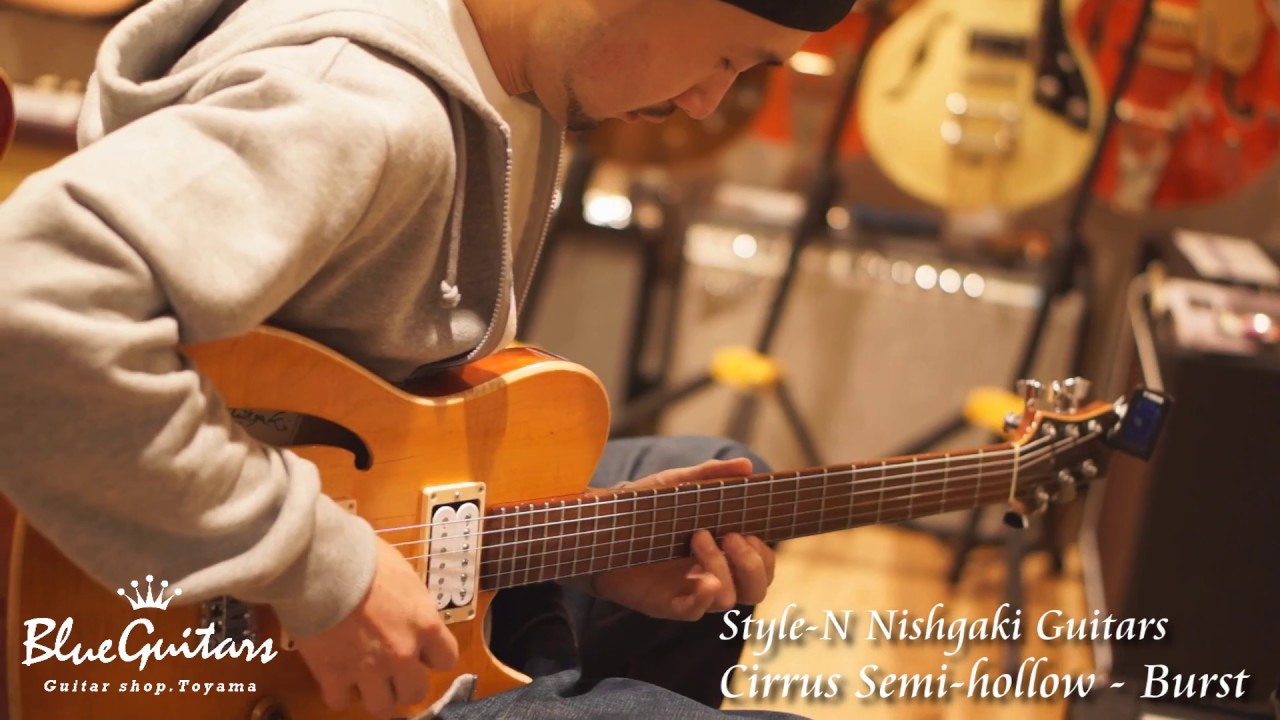 Blue Guitars - Style-N Nishgaki Guitars / Cirrus Semi-hollow