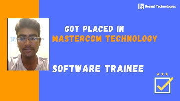 Besant Technologies BTM Reviews | Jeeva Got Placed in Mastercom | Linux, AWS & DevOps Course BTM