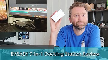 GREAT DOCKING STATION FOR TRAVEL - BYEASY 7 in 1 USB Type-C Hub Review
