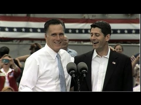 Romney&rsquo;s Gaffe as He Introduces Paul Ryan