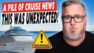 CRUISE NEWS - CARNIVAL SHOCKS ME AGAIN plus FLORIDA CRUISE UPDATE and MORE
