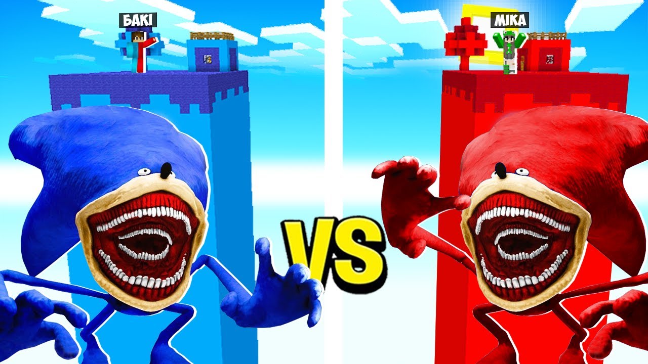 🇺🇦 ЧАНК ШИН СОНІКА vs ЧАНК ШИН КНАКЛЗА У МАЙНКРАФТ! БАКІ БИТВА ЧАНКІВ SHIN SONIC MINECRAFT