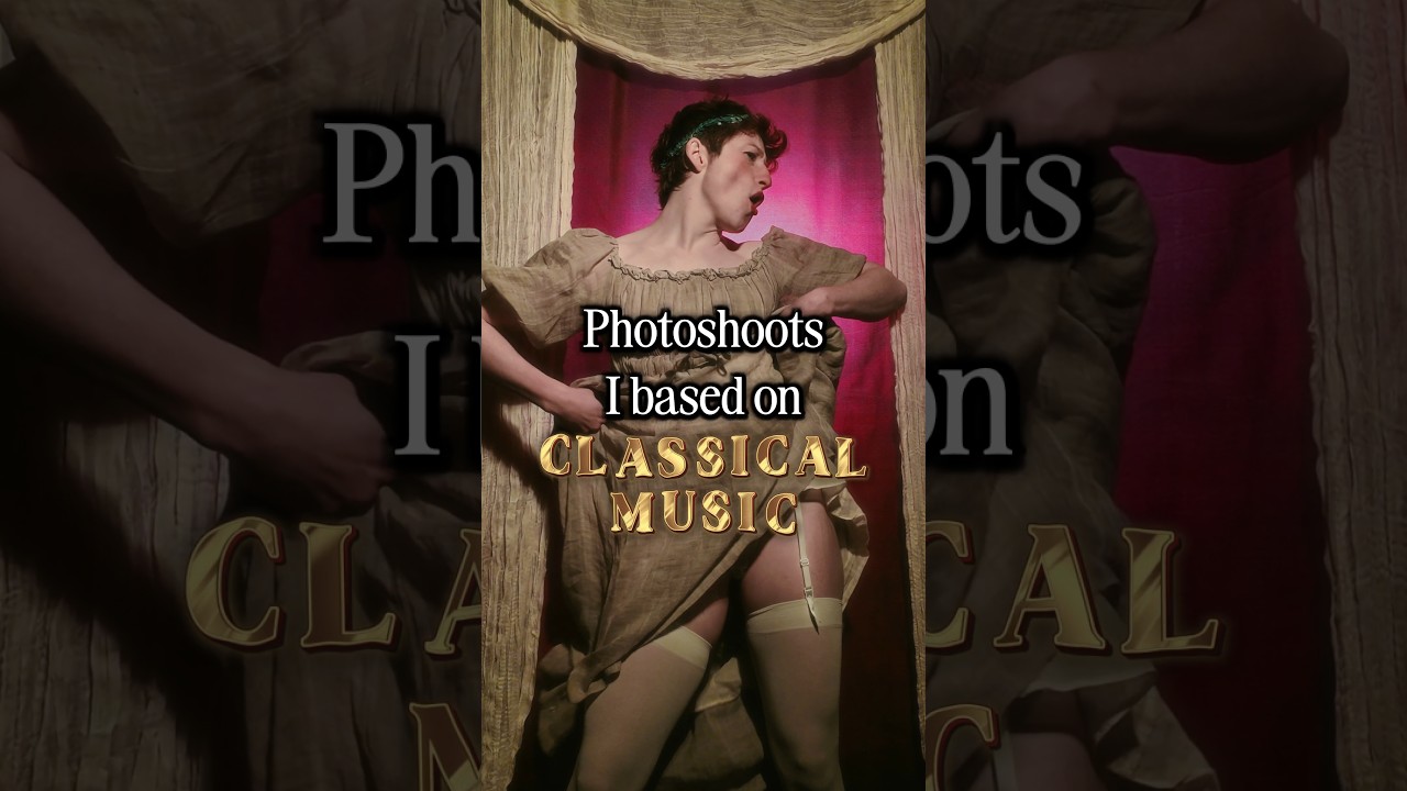 ⁣I made sexy photos inspired by Mozart 🎨 #cosplay #photography #artist #cottagecore