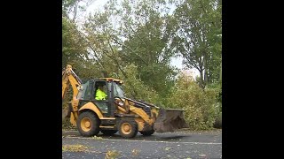 Cleanup underway after trees fall on homes, roads across state