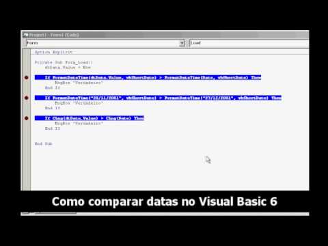 Comparar Imagenes Visual Basic | como comparar datas no visual basic 6 youtube Comparar Imagenes Visual Basic | como comparar datas no visual basic 6 youtube