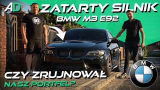 BMW M3 E92 - MINA już jeździ i hałasuje! Podsumowujemy naprawę ZATARTEGO silnika