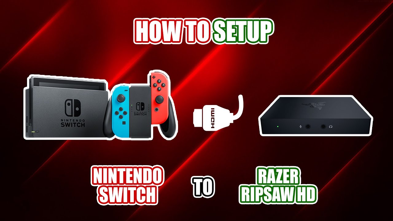 HOW TO SETUP YOUR NINTENDO SWITCH TO YOUR RAZER RIPSAW HD! (Quick Guide)